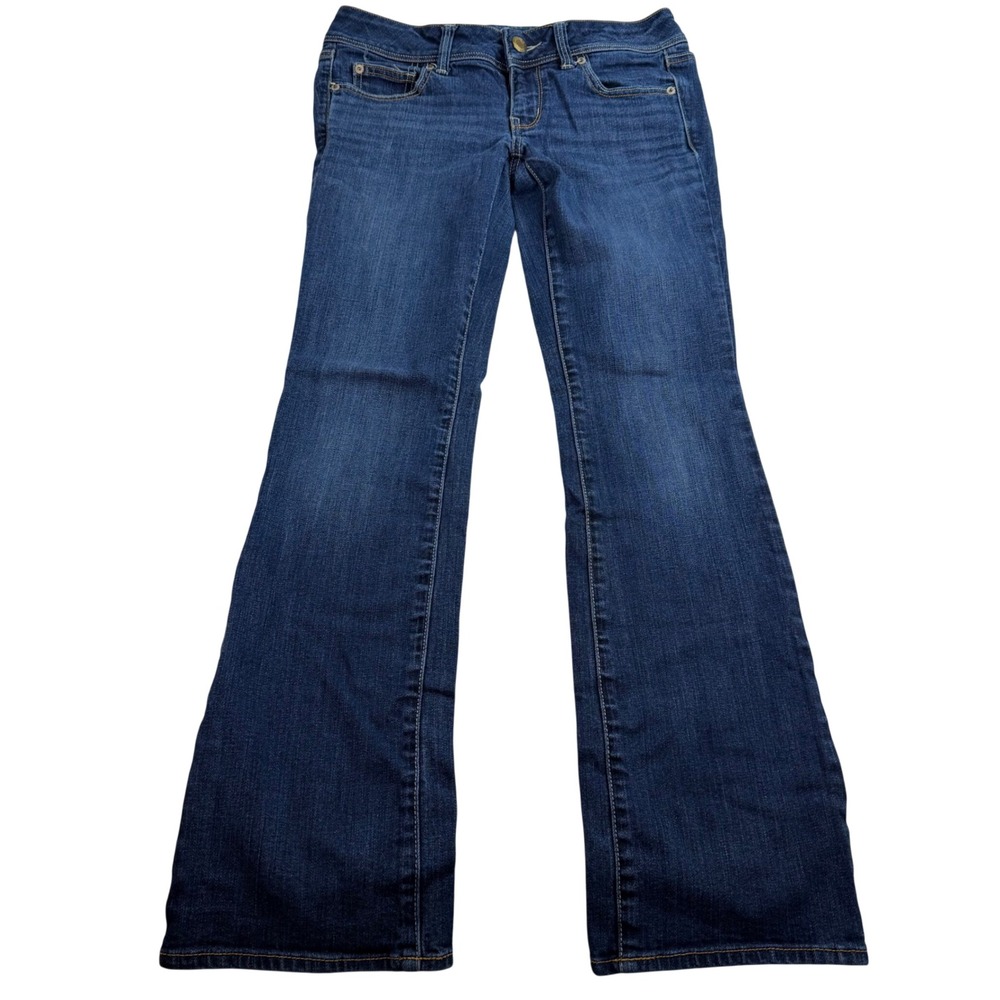 American Eagle Stretch Bootcut Jeans Dark Wash Size 6 Regular Denim Pants